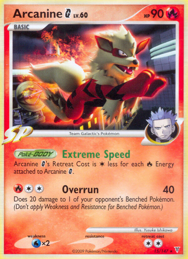 Arcanine G (15 147) (Theme Deck Exclusive) [Platinum: Supreme Victors] Fashion