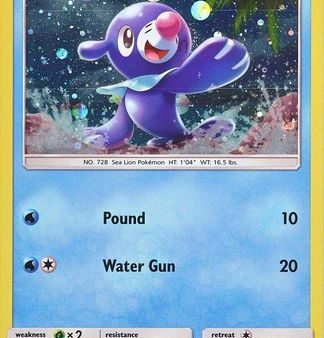 Popplio (39 149) (Cosmos Holo) [Sun & Moon: Base Set] Online Hot Sale