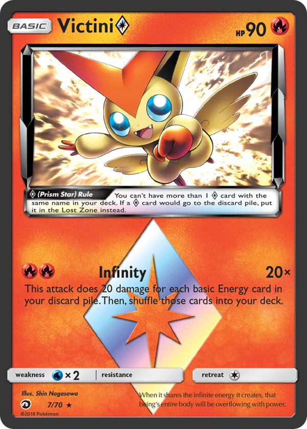 Victini (7 70) (Prism Star) [Sun & Moon: Dragon Majesty] For Cheap