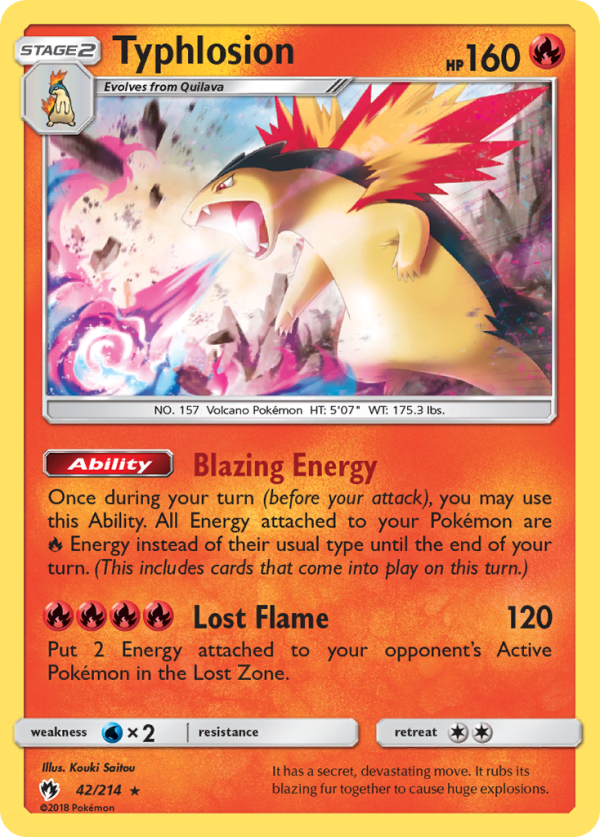 Typhlosion (42 214) [Sun & Moon: Lost Thunder] Cheap