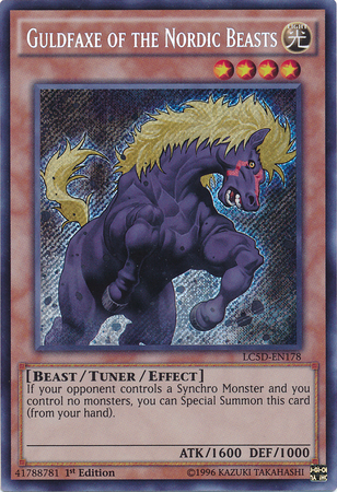 Guldfaxe of the Nordic Beasts [LC5D-EN178] Secret Rare For Sale