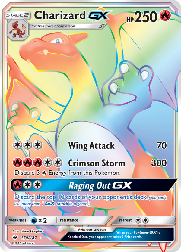 Charizard GX (150 147) [Sun & Moon: Burning Shadows] Supply