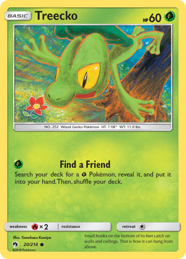 Treecko (20 214) [Sun & Moon: Lost Thunder] on Sale