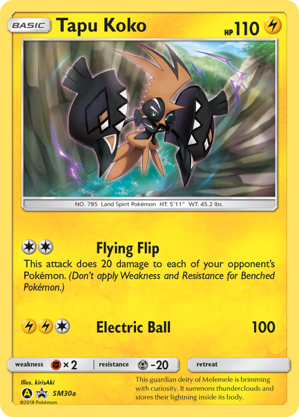 Tapu Koko (SM30a) [Sun & Moon: Black Star Promos] Online now