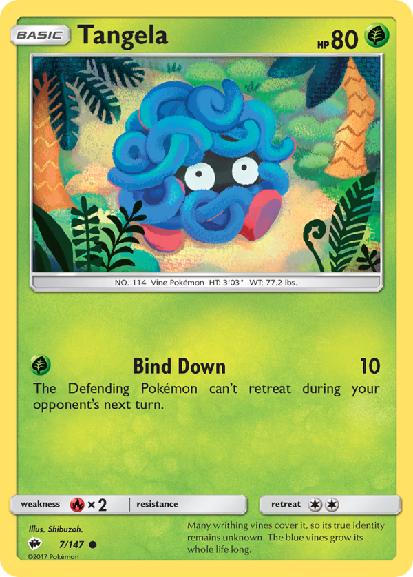 Tangela (7 147) [Sun & Moon: Burning Shadows] Online Sale