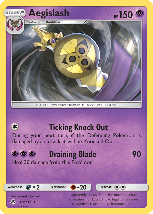 Aegislash (49 131) [Sun & Moon: Forbidden Light] Online Hot Sale