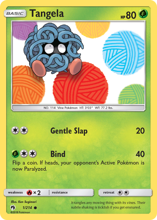 Tangela (1 214) [Sun & Moon: Lost Thunder] For Discount