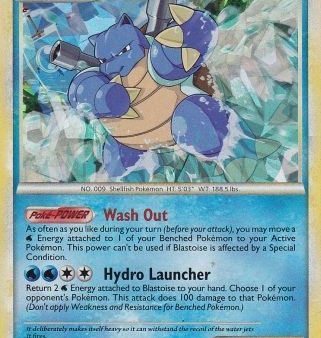 Blastoise (13 95) (Cracked Ice Holo) [HeartGold & SoulSilver: Unleashed] Online now