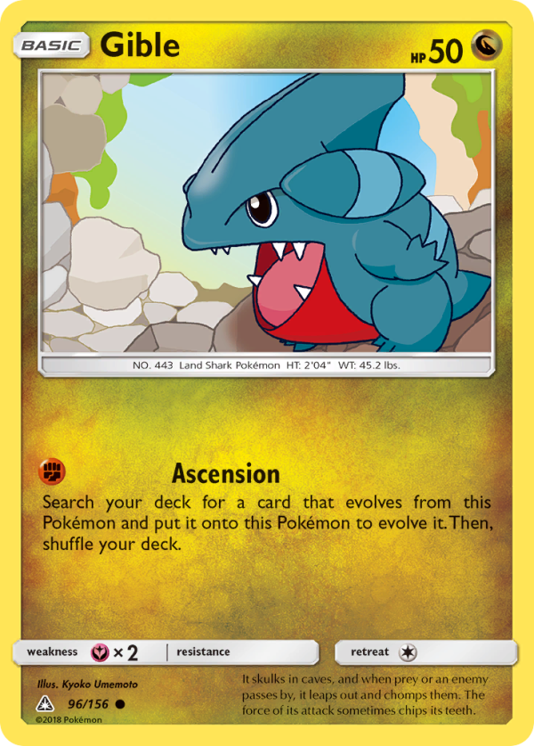 Gible (96 156) [Sun & Moon: Ultra Prism] Sale