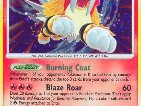 Entei (4 132) (Cracked Ice Holo) [Diamond & Pearl: Secret Wonders] Hot on Sale