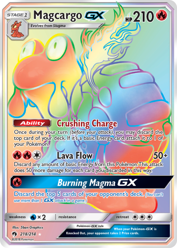 Magcargo GX (218 214) [Sun & Moon: Lost Thunder] Hot on Sale