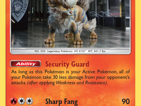 Arcanine (6 18) [Sun & Moon: Detective Pikachu] For Sale