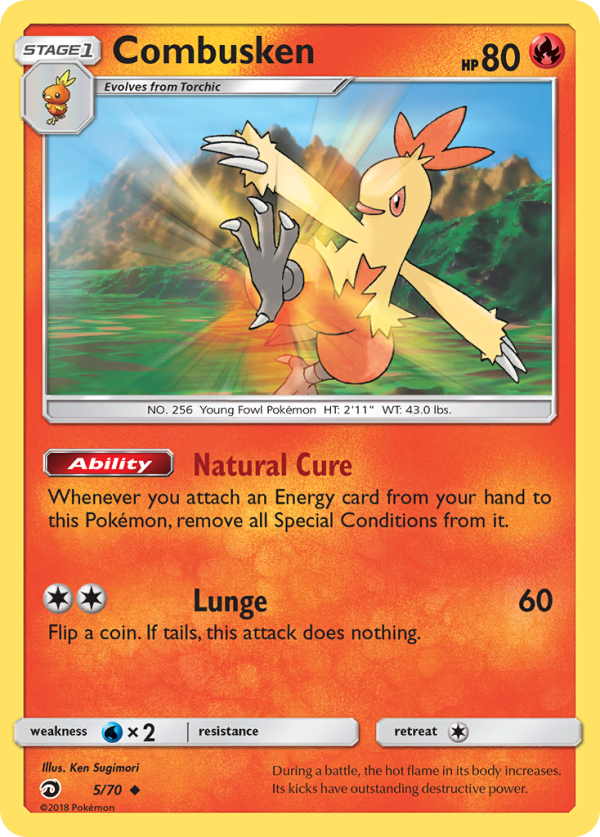 Combusken (5 70) [Sun & Moon: Dragon Majesty] Online Hot Sale