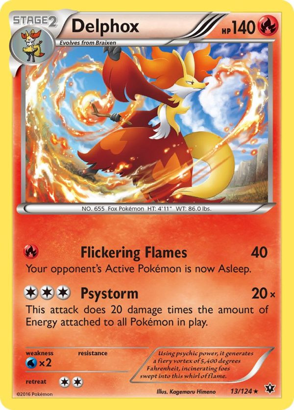 Delphox (13 124) (Theme Deck Exclusive) [XY: Fates Collide] Supply