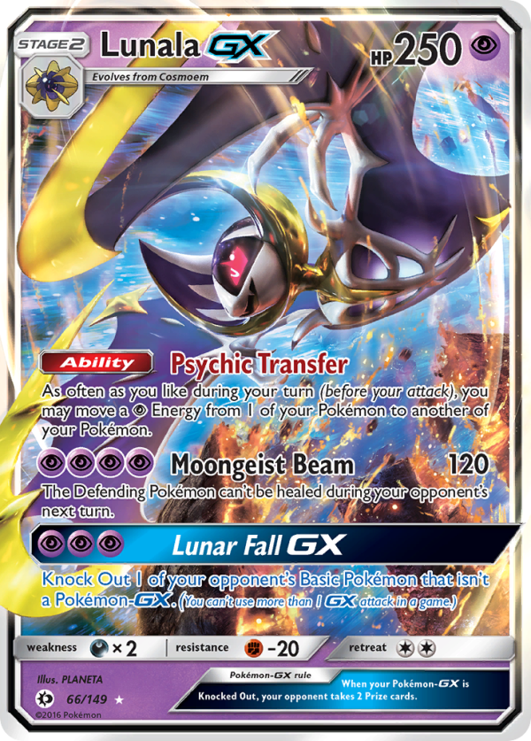 Lunala GX (66 149) [Sun & Moon: Base Set] Online now