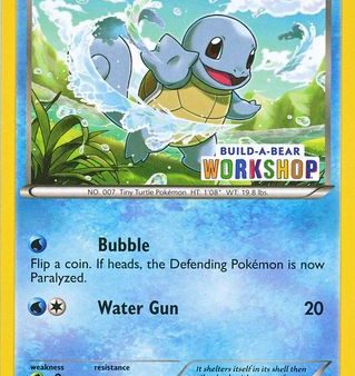 Squirtle (14 101) (Build A Bear Workshop Exclusive) [Black & White: Plasma Blast] Online now