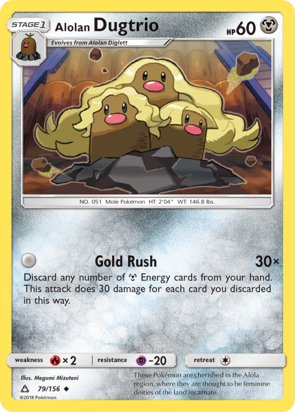 Alolan Dugtrio (79 156) [Sun & Moon: Ultra Prism] For Cheap