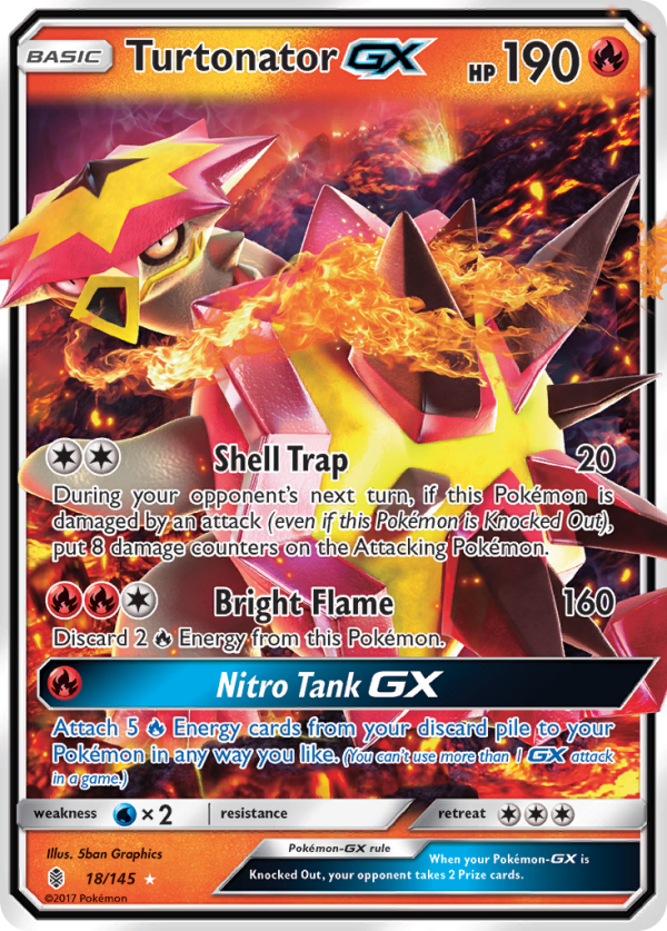 Turtonator GX (18 145) [Sun & Moon: Guardians Rising] For Cheap