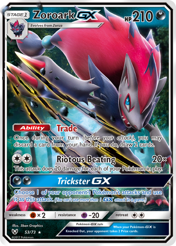 Zoroark GX (53 73) [Sun & Moon: Shining Legends] Online Hot Sale