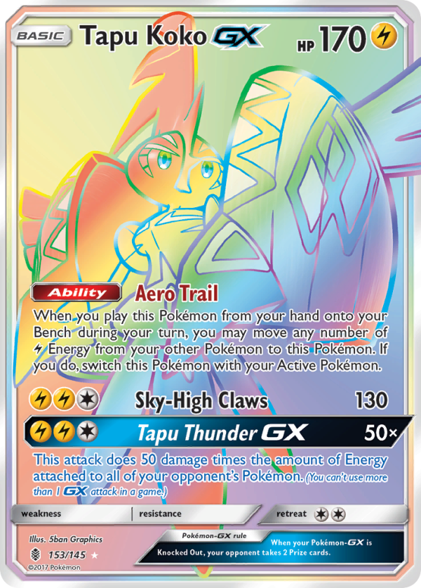 Tapu Koko GX (153 145) [Sun & Moon: Guardians Rising] For Cheap