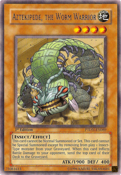 Aztekipede, the Worm Warrior [PTDN-EN089] Rare For Cheap