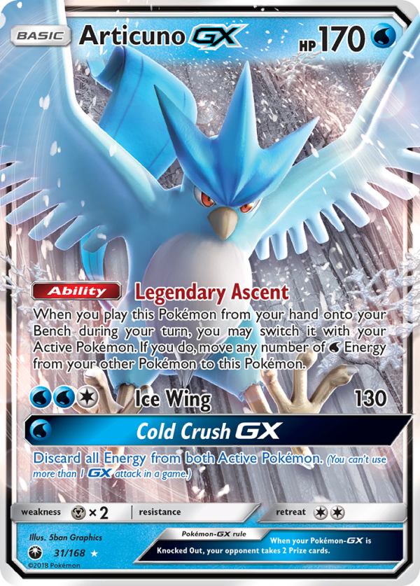 Articuno GX (31 168) [Sun & Moon: Celestial Storm] on Sale