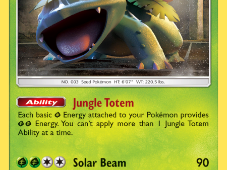 Venusaur (3 73) [Sun & Moon: Shining Legends] Sale