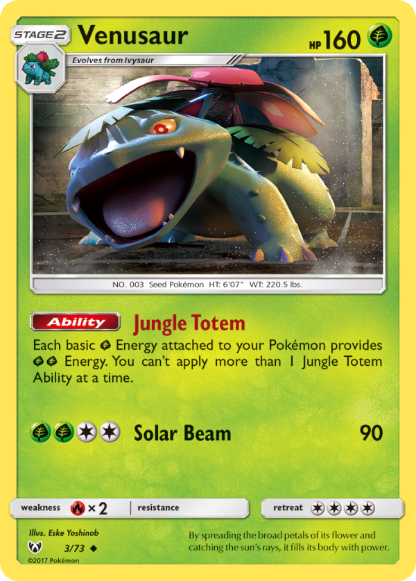 Venusaur (3 73) [Sun & Moon: Shining Legends] Sale