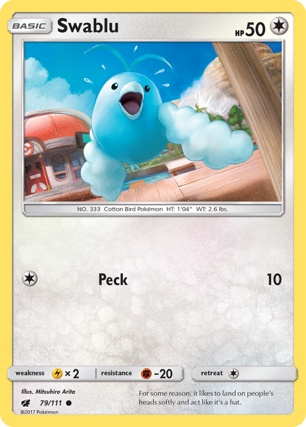 Swablu (79 111) [Sun & Moon: Crimson Invasion] For Cheap