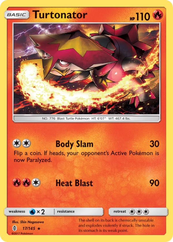 Turtonator (17 145) [Sun & Moon: Guardians Rising] Supply