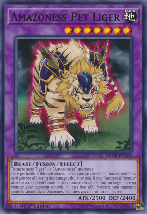 Amazoness Pet Liger [MP18-EN166] Common Fashion