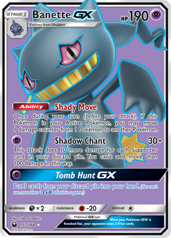 Banette GX (157 168) [Sun & Moon: Celestial Storm] Fashion