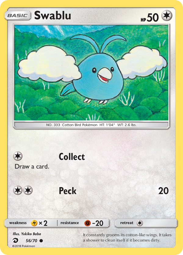 Swablu (56 70) [Sun & Moon: Dragon Majesty] Supply