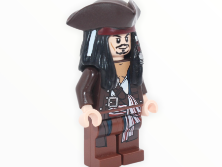 Captain Jack Sparrow (tricorne hat, dark brown coat, smile   scared) Discount