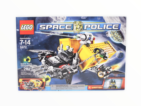 Retired Set 5972 Space Police Space Truck Getaway Supply