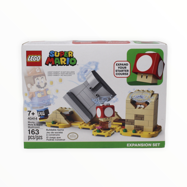 Retired Set 40414 Super Mario Monty Mole & Super Mushroom For Sale